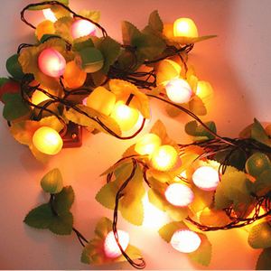 Peach <strong>String</strong> <strong>Light</strong> Enwind Decoration Holiday Lighting Fruit Harvest Motif <strong>Strings</strong> Flash Wedding Backyard Fairy Lamp - Product Image 6