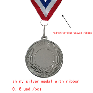 Medallas en Stock con Cinta, Juguete Infantil, Precio Económico, Buena Calidad, Medalla de Hierro de 50mm, Medalla Universal en Blanco, Solo 0.18 USD, 19g - Product Image 3