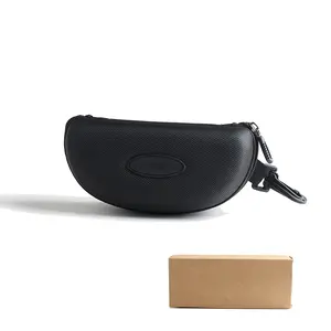 Luxus trend ige hochwertige benutzer definierte Logo Sport brille Verpackungs box und Fall Eva Fall mit Reiß verschluss benutzer definierte Paket Sport brille