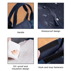 Sacs isothermes personnalisés imprimés et imperméables pour la livraison de repas, pour adultes, femmes, écoliers - Product Image 6