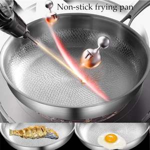 جديد نمط مطرقة سبائك التيتانيوم متعدد الوظائف مقاوم للخدش غير لاصق متوافق مع جميع المواقد (30 أو 11.8 في) - Product Image 4