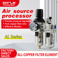 Dispositif de traitement de l'air série AL SNTOOM, unité FRL, filtre, régulateur, lubrificateur, machinerie pneumatique industrielle