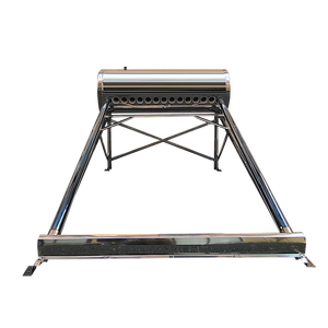 Chauffe-eau <span class=keywords><strong>solaire</strong></span> non pressurisé en acier inoxydable 150L, collecteur à tubes sous vide de 7 cm de largeur, type cadre arqué, pour usage domestique extérieur - Product Image 2