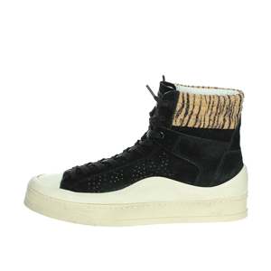 Zapatillas Donna P448 F23RAIL W Nero Negras con Plataforma Alta - Product Image 1