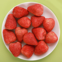 Alle Snack Fruit Gevriesdroogd Pure Aardbei Vers En Zoet Bevroren Groothandel Fd Aardbei Chips 70G Zak