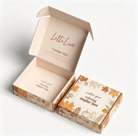 Boîte d'expédition personnalisée en matériaux recyclés |   Boîte d'expédition en carton ondulé écologique avec logo pour l'emballage e-commerce et les cadeaux