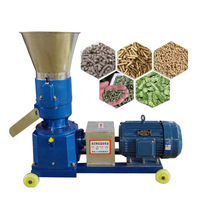 Machine à granulés d'aliments pour animaux à moteur électrique, granulateur de haute productivité pour la transformation des aliments pour volailles, porcs, bovins, moutons, ferme