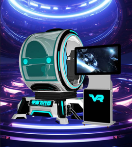 Simulateur de réalité virtuelle 9D pour utilisation en intérieur, vol d'avion et d'hélicoptère, usage domestique et commercial, fabriqué en métal et en fibre de verre, 1 à 2 passagers - Product Image 1