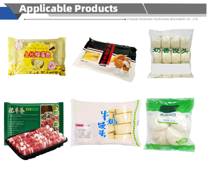 Máquina de envasado horizontal para dumplings congelados, pan artesanal, dim sum chino y alimentos congelados - Product Image 2
