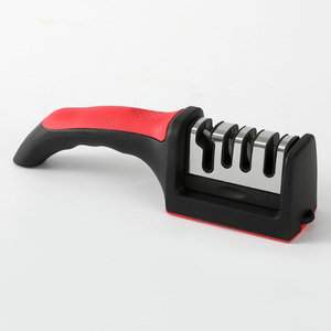Aiguiseur de couteaux manuel multi-étapes 4-en-1 pour lames de cuisine domestiques - Product Image 6
