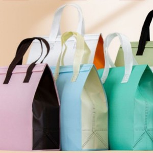 Recyclable Disposable Non-woven Insulated Cooler Bag for Milk Tea Coffee Catering & Food Storage-Portable Insulation Bag - Product Image 3