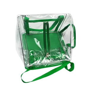 Kotak Suara Lipat PVC Kotak Suara Ritsleting Transparan Pemilihan Plastik Kantong Plastik Dicetak