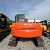 Excavatrices d'occasion disponibles, 90% d'origine japonaise, Hitachi ZX80LCK, 8 tonnes, excavatrice sur chenilles pour travaux de concassage, faible nombre d'heures de fonctionnement, à vendre