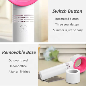 Portable <b>USB</b> Rechargeable Mini Bladeless Fan Eyelash Dryer for Lash <b>Extension</b> Training Beauty Use - Product Image 5
