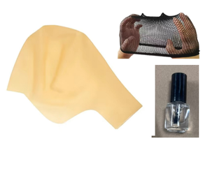 Testina in lattice trucco + rete per capelli + parrucca colla-calva tappi per <span class=keywords><strong>feste</strong></span> natalizie Cosplay - Product Image 1