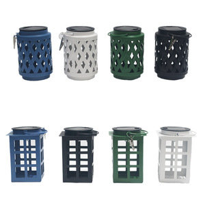 Lámpara Solar de Hierro para Jardín, Decoración Exterior, Luz Nocturna Impermeable LED, Luz Ambiental para Patio y Balcón - Product Image 5