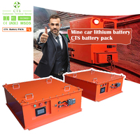 Solusi Baterai Lithium Iron Phosphate Tahan Air Efisiensi Tinggi CTS 48V 300Ah 400Ah untuk Mobil Tambang OEM ODM