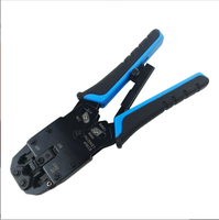 Pince à sertir Ethernet à cliquet HT-2008R pour connecteurs RJ45, multifonction, en acier A3 de qualité industrielle, fabriquée en Chine
