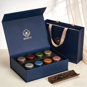 Scatola Rigida di Lusso con Goffratura/Debossing, Confezione Cosmetica in Carta con Chiusura Magnetica, Scatola Regalo Artigianale con Magnete e Inserto in Schiuma - Product Image 3