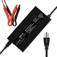 Chargeur de batterie intelligent LiFePO4 14,6V 12V 20A 110-220V 4S 12V 20A 400W Chargeur industriel haute puissance avec prise DC