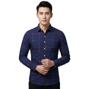 Camisa de Manga Larga a Rayas para Hombre, Venta al por Mayor, Logotipo Personalizado, Camisa Casual de Algodón para Negocios, Fabricante OEM ODM, Proveedor, Exportaciones de Fábrica - Product Image 6