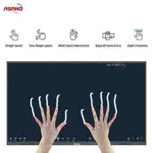 ASANO Grand écran 98 pouces <span class=keywords><strong>OPS</strong></span> 8 + 256 Tableau blanc interactif à écran tactile avec support mobile 98 100 110 pouces - Product Image 6