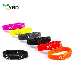 Kel( ISO14443A) — bracelet en silicone anti-poussière, haute fréquence 13.56mhz, rfid réglable, accessoire de gymnastique et de fitness, bon marché