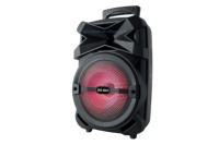 Portable 8 pouces sans fil rvb LED haut-parleur extérieur TWS Microphone batterie cc Source d'alimentation USB AUX karaoké parties en plastique