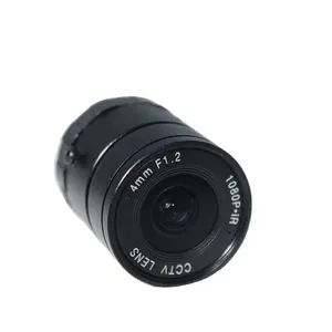 CCTV CMOS CCDカメラ用4mm F1.2CCTVレンズ78度