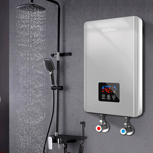Chauffe-eau électrique sans réservoir, commande tactile, étanche IPX4, affichage LED, élément chauffant en acier inoxydable pour salle de bain et usage domestique - Product Image 5