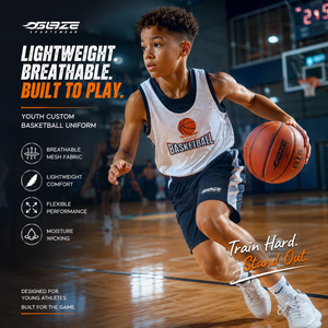 Ensemble d'uniformes de basketball personnalisés par sublimation Elite Pro – <span class=keywords><strong>Maillot</strong></span> et short respirants pour équipes d'enfants – <span class=keywords><strong>France</strong></span> – Personnalisable pour clubs d'entraînement – Faible MOQ - Product Image 3