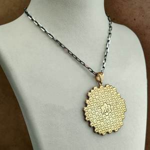 Commercio all'ingrosso <span class=keywords><strong>di</strong></span> alta qualità 18k placcato oro 99 <span class=keywords><strong>nomi</strong></span> <span class=keywords><strong>di</strong></span> <span class=keywords><strong>Allah</strong></span> collana in acciaio inox medaglione musulmano ciondolo Asma Ul Husna collana - Product Image 4