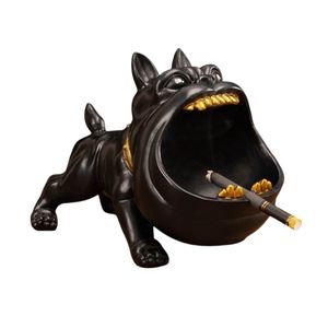 Cenicero de Cerámica con Forma de Perro Bully de Boca Grande, Estilo Creativo de Dibujos Animados, para <span class=keywords><strong>el</strong></span> Hogar - Product Image 1