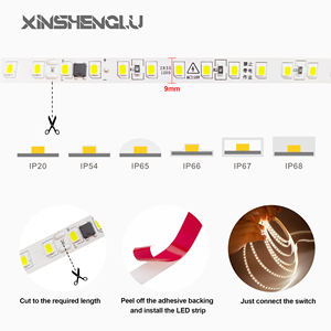 Tira de Luz LED SMD 2835 de Alto Voltaje AC 110V-240V, 120 LED/m, 5M, Flexible, Sin Necesidad de Controlador, 8mm, IP65, Iluminación <span class=keywords><strong>para</strong></span> Gabinetes y Espejos - Product Image 2