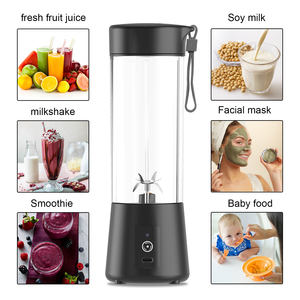 Direct Factory 400 ml USB C Rechargeable Mini Portable Personal Fruit Juicers Blender with 6 Blades Portable Blender - Product Image 4