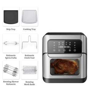 7l 8l 9l 10l friggitrici ad aria Grill forno elettrico Pizza aria friggitrice forni turco apparecchio digitale Made In cina cucina aria - Product Image 2
