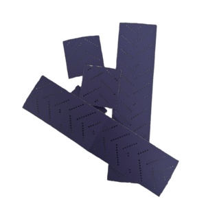 Hoja de papel de lija con agujeros múltiples de cerámica púrpura, gancho y bucle, pulido, pintura de automóvil, rollo de hoja abrasiva de alúmina de cerámica - Product Image 4