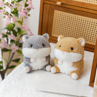 En gros, Poupée en peluche Hamster Ball Fat, Breloques de sac à dos mignonnes, Pendentifs, Jouets pour enfants, Porte-clés en peluche de dessin animé, Cadeau d'anniversaire