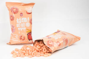 Ciambella di cereali all'ingrosso Snack dolce fragola pesca cioccolato aromatizzato perfetto cibo soffiato On-the-<span class=keywords><strong>Go</strong></span> frutta verdura - Product Image 5