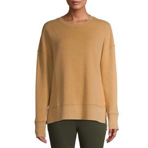 Felpa da <span class=keywords><strong>donna</strong></span> felpa girocollo Unisex in pile ricamato personalizzato felpa girocollo in cotone femminile da BD - Product Image 6