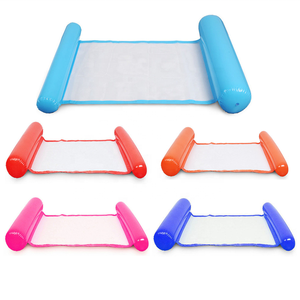 Xách Tay Võng Nổi Phòng Chờ Ghế Mùa Hè Nước Lounger Nổi Giường Hồ Bơi Bơm Hơi <span class=keywords><strong>Float</strong></span> Bơi Võng Với Lưới - Product Image 1