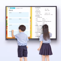 Équipement éducatif de 55 pouces enseignant un tableau blanc intelligent tableau d'enseignement électronique tableau noir pour enfants