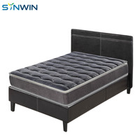 Matelas de lit de 14 pouces RSP-2PT-215 Matelas à ressorts à double surmatelas avec ressorts ensachés
