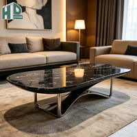 Comptoirs en marbre HD Stone Luxury Modern Polished White Veins Black Ice Flower pour table basse et bar commercial