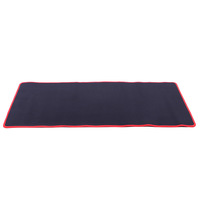 Tapis de Souris et Clavier Noir Durable de Style Simple 2026 LW en Promotion avec Bordures de Couleurs Variées et Échantillons Gratuits