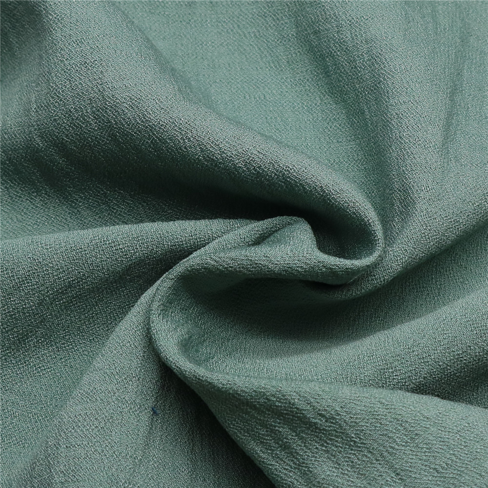 Оптовая продажа, нейлоновый искусственный шелк, индивидуальное окрашивание, простой мягкий креп, Тканое полотно