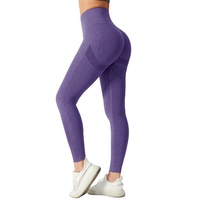 Personnalisable Femmes Fitness Scrunch Solide Couleur Butt Lift Yoga Pantalon Taille Haute Premium Sport Sans Couture Leggings
