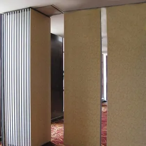 Hersteller schall isolierte bedienbare Trennwand Schiebe wände akustische 100 mm bewegliche Wand Falt trennwand
