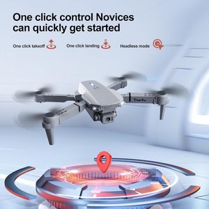 Mini Dron plegable Dwi Dowellin E88 para principiantes 360 ° Flips Waypoint Fly Control remoto Tarjeta SD Plástico-Pantalla incluida - Product Image 4