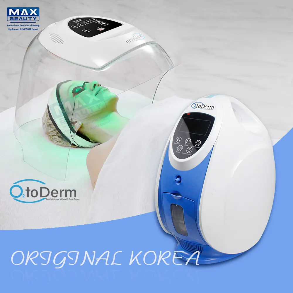 한국 본래 o2toderm led 돔 얼굴 해결책 혈청 기계 o2derm o2 에 derm 산소 얼굴 o2toderm 기계